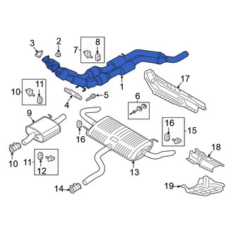 Volkswagen OE - Catalytic Converter