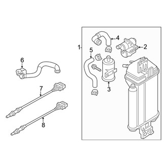 Volkswagen OE - Emission System - Emission Components (2.0L)