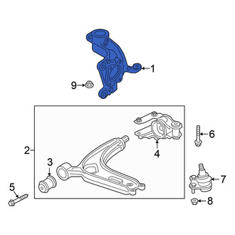 Volkswagen OE - Right Steering Knuckle