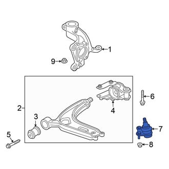 Volkswagen OE - Front Right Suspension Ball Joint