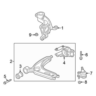 Volkswagen OE - Front Suspension - Suspension Components