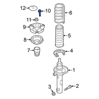 Volkswagen OE - Suspension Strut Mount Bolt