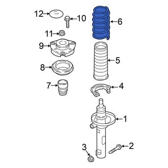 Volkswagen OE - Front Coil Spring