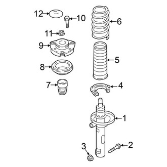 Volkswagen OE - Front Suspension - Struts & Components