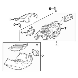 Volkswagen OE - Steering Column - Shroud, Switches & Levers