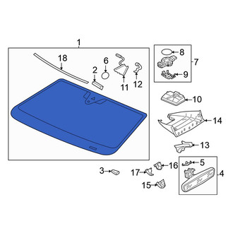 Volkswagen OE - Front Windshield