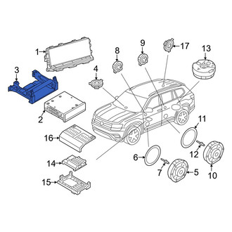Volkswagen OE - Radio Bracket