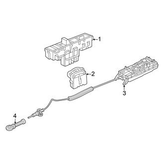 Volkswagen OE - Console - Shifter Housing