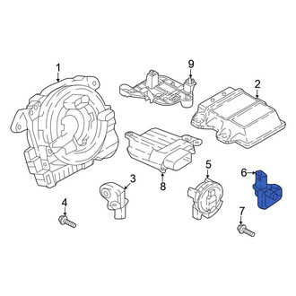 Volkswagen OE - Rear Air Bag Impact Sensor
