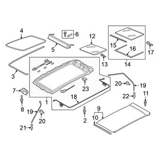 Volkswagen OE - Roof - Sunroof (With Sunroof), (SE R-Line / SEL / SEL Premium / SEL Premium R-Line / SEL R-Line)