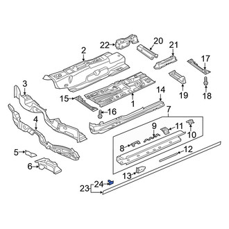 Volkswagen OE - Rocker Panel Molding Clip