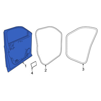Volkswagen OE - Rear Left Door Shell