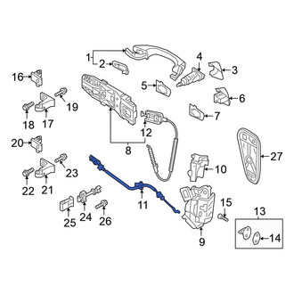 Volkswagen OE - Front Inner Door Latch Cable