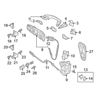 Volkswagen OE - Front Door - Lock & Hardware