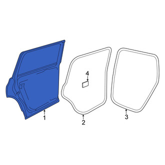 Volkswagen OE - Front Left Door Shell