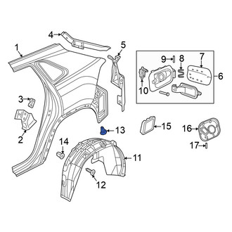 Volkswagen OE - Mud Guard Nut