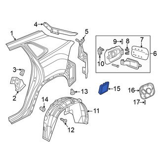 Volkswagen OE - Rear Quarter Panel Vent