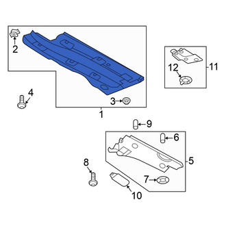Volkswagen OE - Front Left Floor Pan Splash Shield
