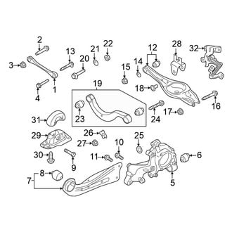 Volkswagen OE - Rear Suspension - Suspension Components (FWD)
