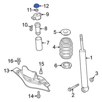 Volkswagen OE - Suspension Shock Absorber Mount Cap