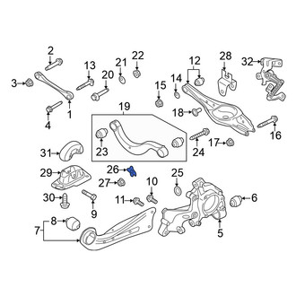 Volkswagen OE - Suspension Control Arm Washer