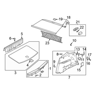 Volkswagen OE - Rear Body & Floor - Interior Trim