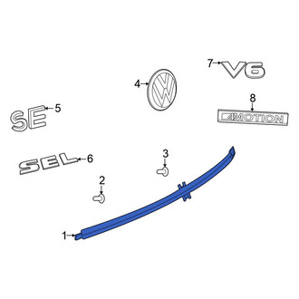 Volkswagen OE - Rear Liftgate Finish Panel