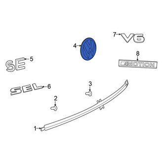 Volkswagen OE - Rear Hatch Emblem