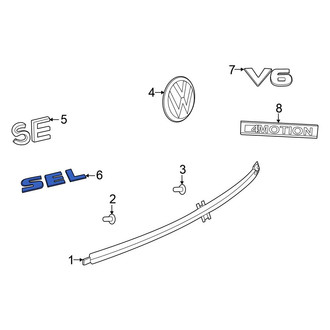 Volkswagen OE - Rear Hatch Emblem