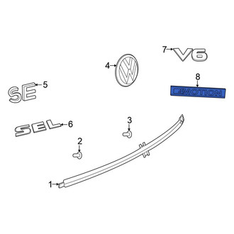Volkswagen OE - Rear Hatch Emblem