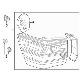 Volkswagen OE - Rear Lamps - Tail Lamps (Outer)