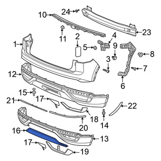 Volkswagen OE - Rear Valance Panel