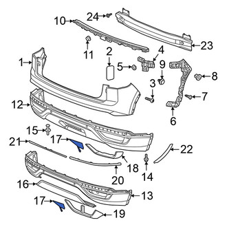 Volkswagen OE - Rear Tow Eye Cap