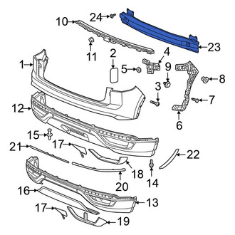 Volkswagen OE - Front Bumper Impact Bar