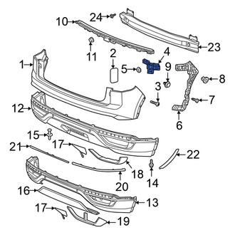 Volkswagen OE - Rear Left Bumper Guide