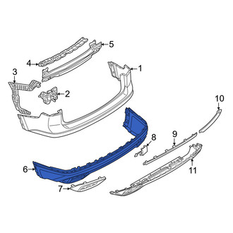 Volkswagen OE - Rear Lower Spoiler
