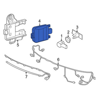 Volkswagen OE - Rear Left Blind Spot Detection System Warning Sensor