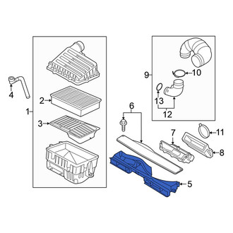 Volkswagen OE - Engine Air Intake Hose