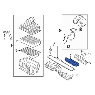 Volkswagen OE - Engine Air Intake Hose Adapter