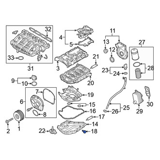 Volkswagen OE - Engine Oil Drain Plug