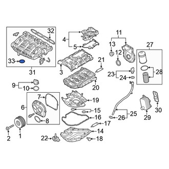 Volkswagen OE - Engine Intake Manifold Seal