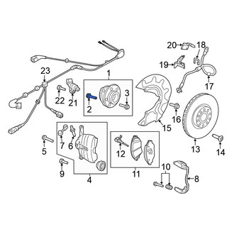 Volkswagen OE - Axle Hub Mounting Bolt