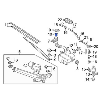 Volkswagen OE - Front Washer Fluid Strainer