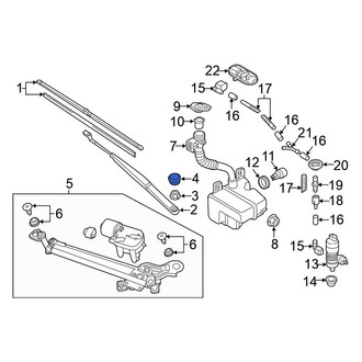 Volkswagen OE - Wiper Arm Cap