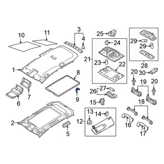 Volkswagen OE - Headliner Clip