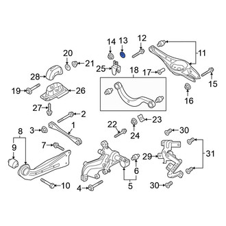 Volkswagen OE - Rear Alignment Camber Adjusting Eccentric