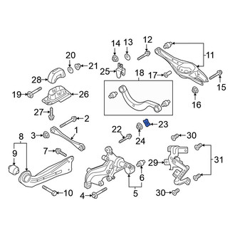 Volkswagen OE - Suspension Control Arm Washer