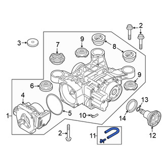 Volkswagen OE - Rear Differential Vent Hose