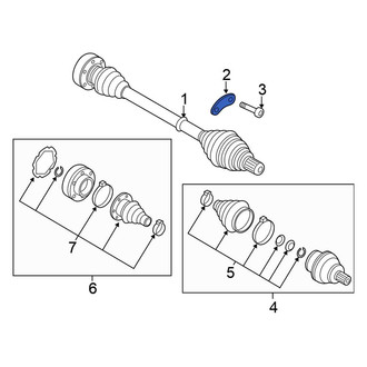 Volkswagen OE - Rear CV Axle Retainer Plate