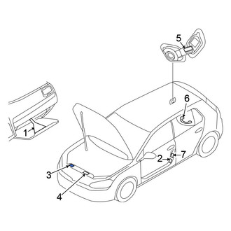 Volkswagen OE - A/C System Information Label